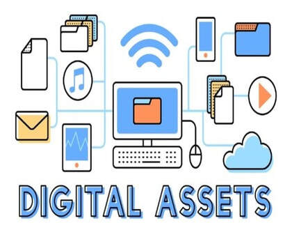 Digital assets icon - LifeStats helps you effectively organize your digital assets for organization and emergencies.
